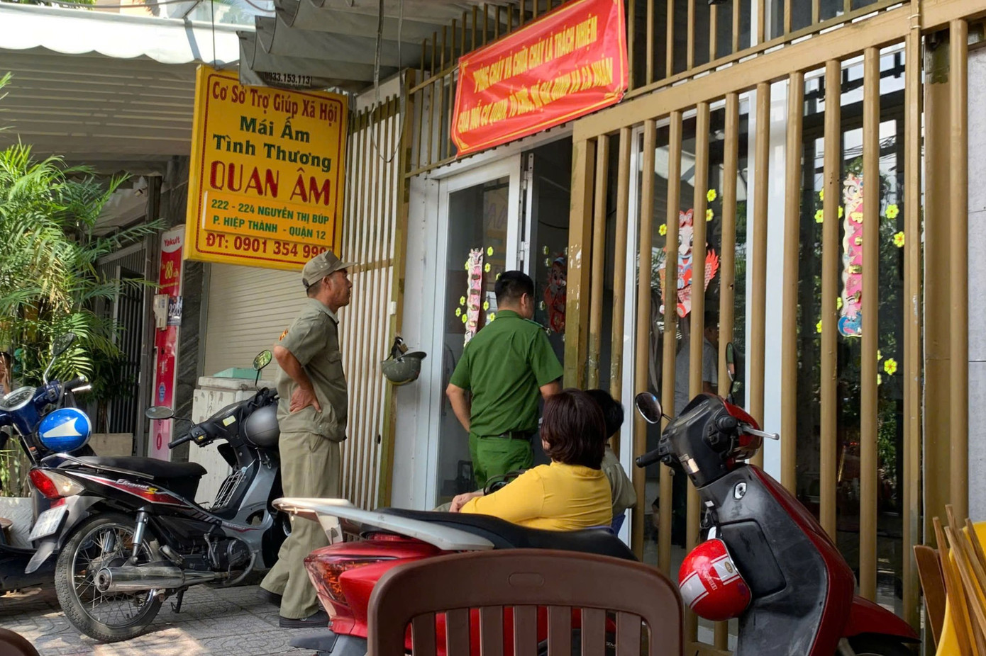 Mái ấm tình thương Quan Âm, nơi xảy ra vụ việc. Ảnh: C.A.