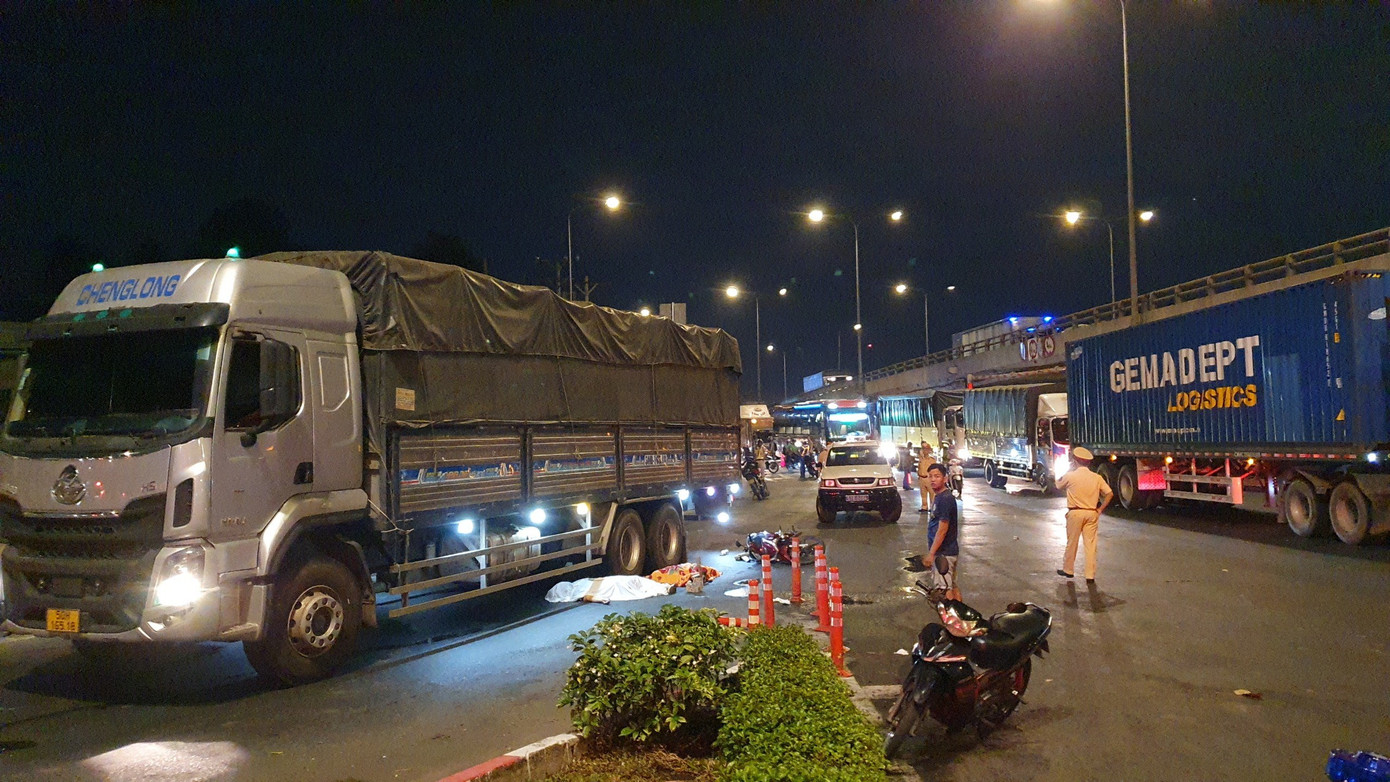 Hiện trường vụ tai nạn. Ảnh: H.T. Hiện trường vụ tai nạn. Ảnh: H.T.