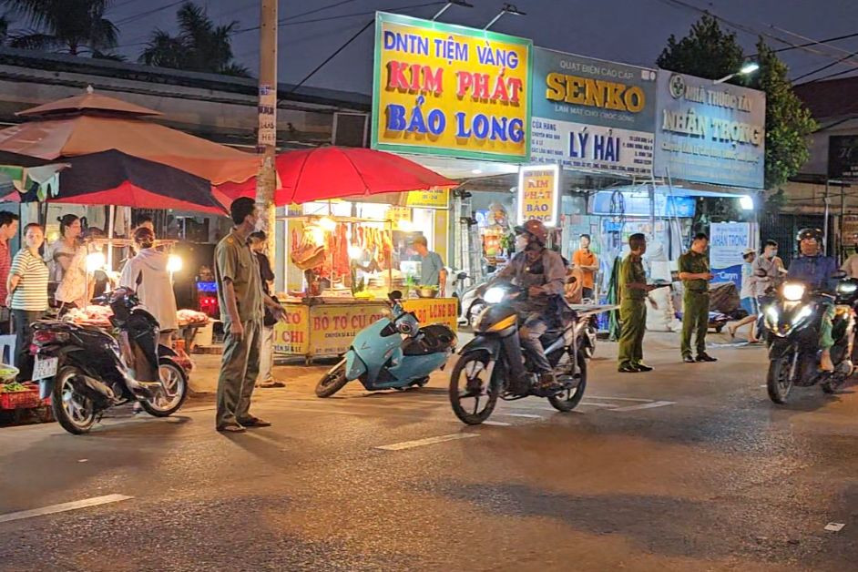 Hiện trường xảy ra vụ việc. Ảnh: A.X. Hiện trường xảy ra vụ việc. Ảnh: A.X.