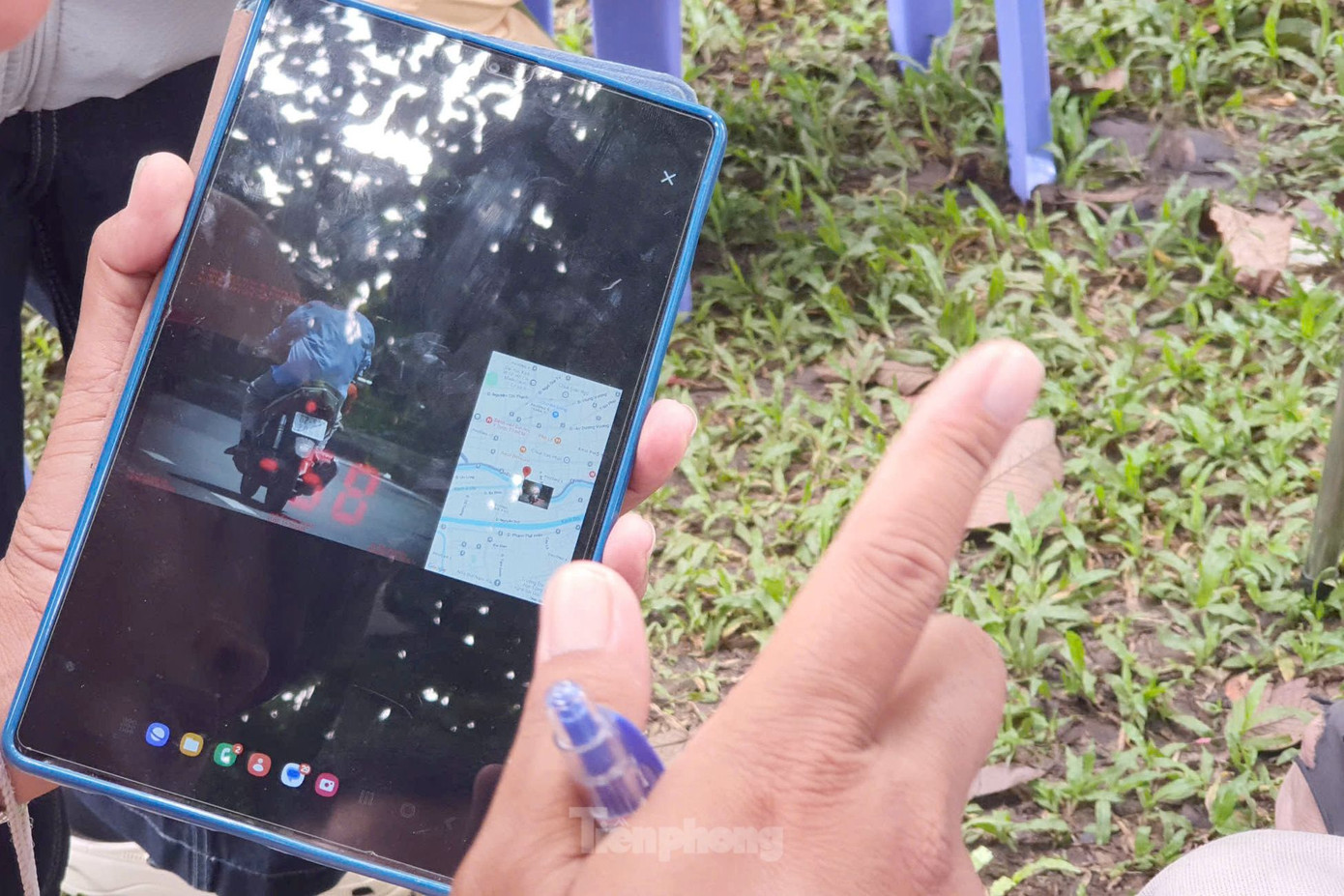 Ông H. chạy quá tốc độ được cho phép. Ảnh: Hoàng Thuận