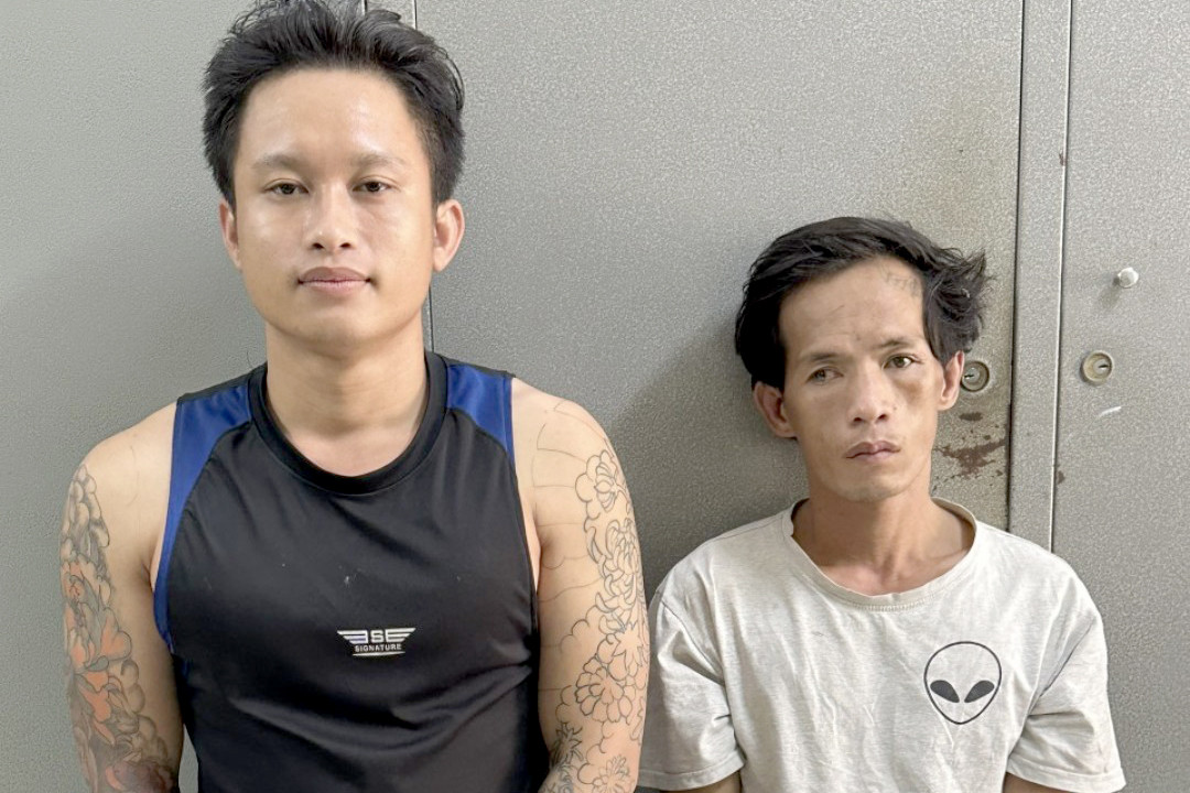 Trần Trung Nghĩa (bên trái) và Nghiêm Dương Hồng (Ảnh: Công an cung cấp). Trần Trung Nghĩa (bên trái) và Nghiêm Dương Hồng (Ảnh: Công an cung cấp).
