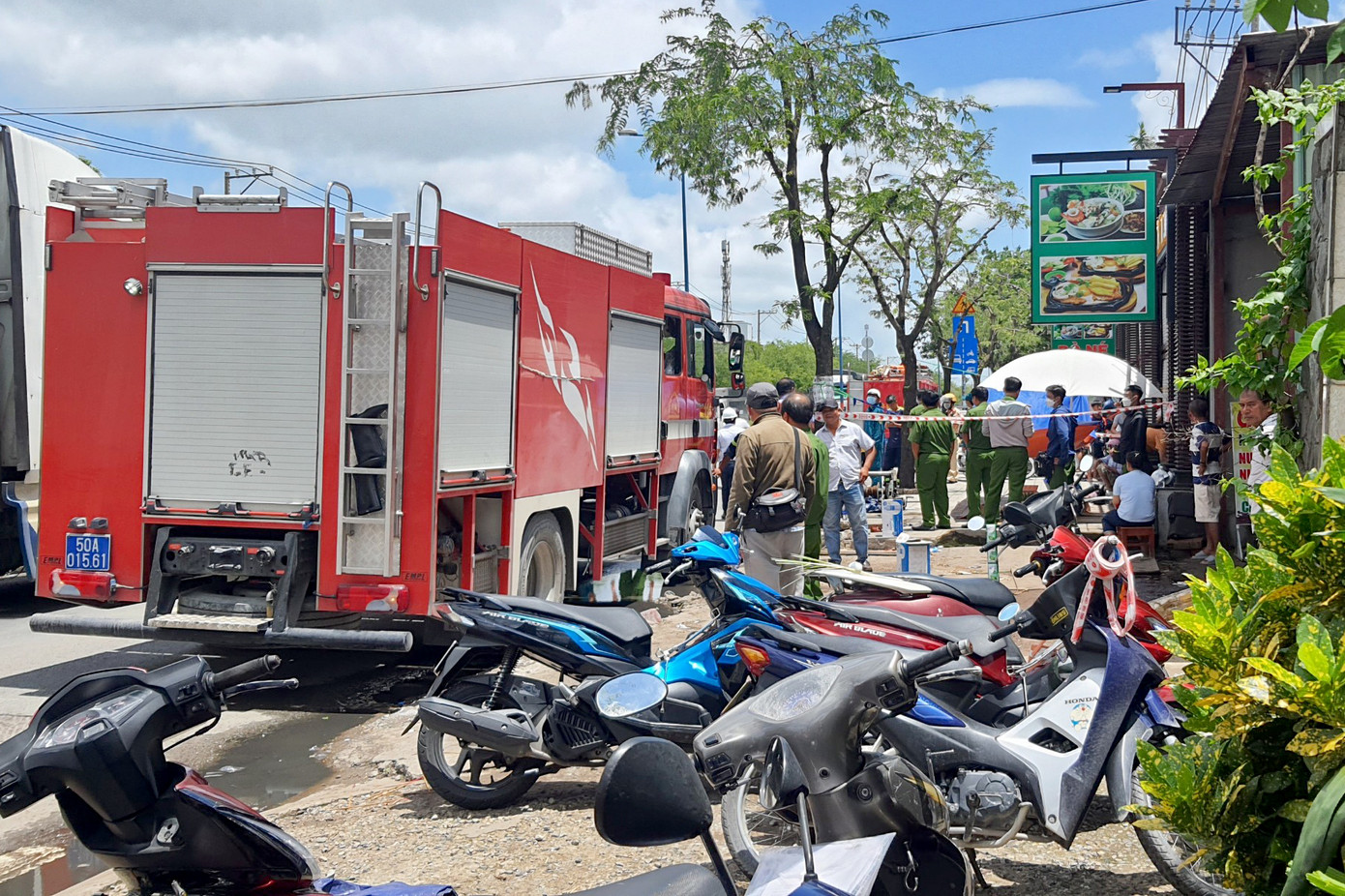 Khu vực xảy ra vụ việc. Ảnh: Hoàng Thuận Khu vực xảy ra vụ việc. Ảnh: Hoàng Thuận