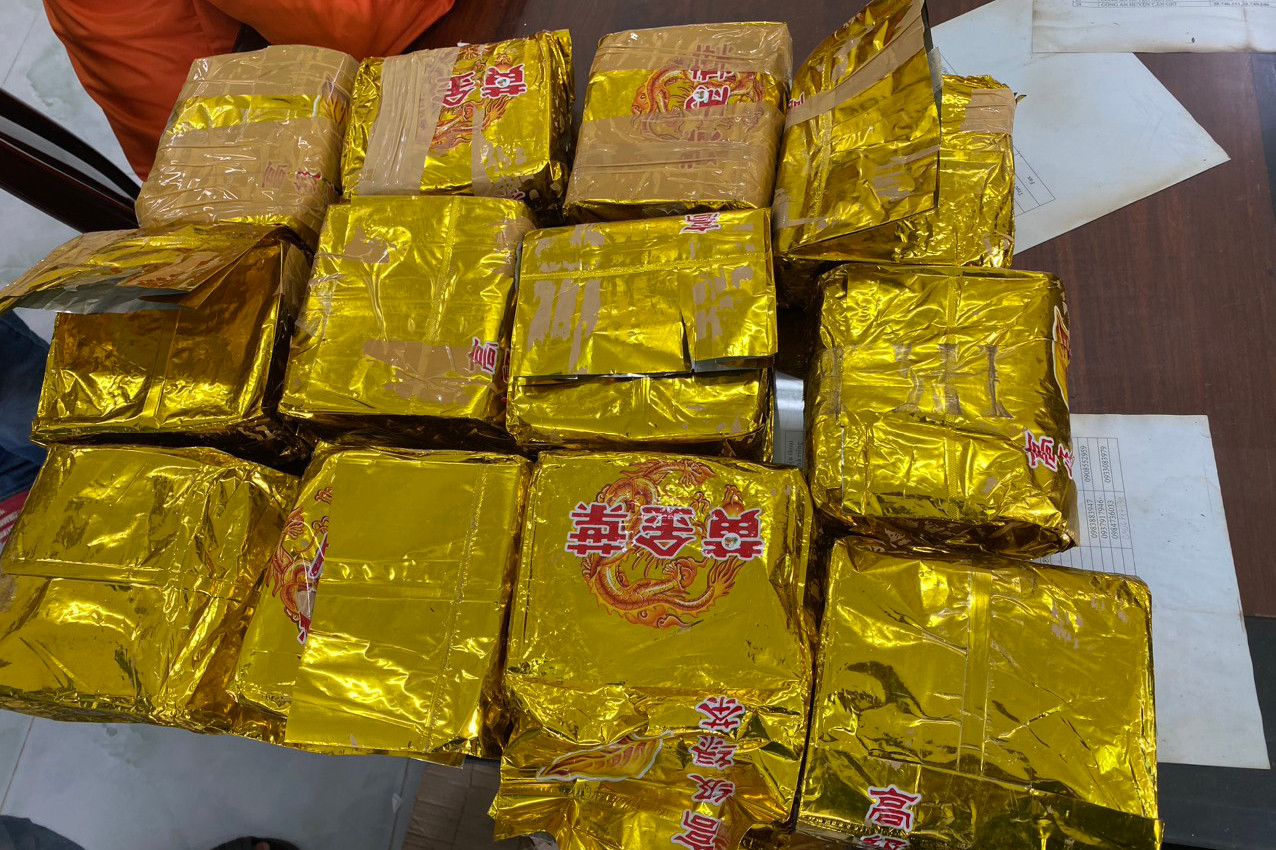 Công an thu giữ gần 95kg ma túy các loại (Ảnh: Công an cung cấp). Công an thu giữ gần 95kg ma túy các loại (Ảnh: Công an cung cấp).