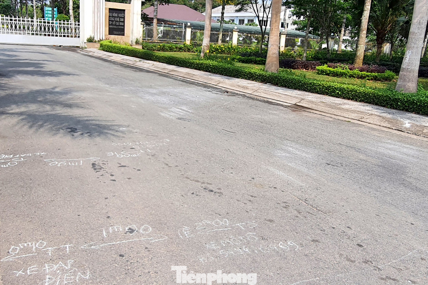 Khu vực xảy ra vụ án mạng (Ảnh: Hoàng Thuận).