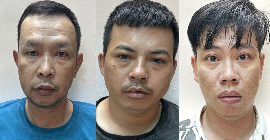 Từ trái qua, Dũng, Tài và Tiến. Từ trái qua, Dũng, Tài và Tiến.