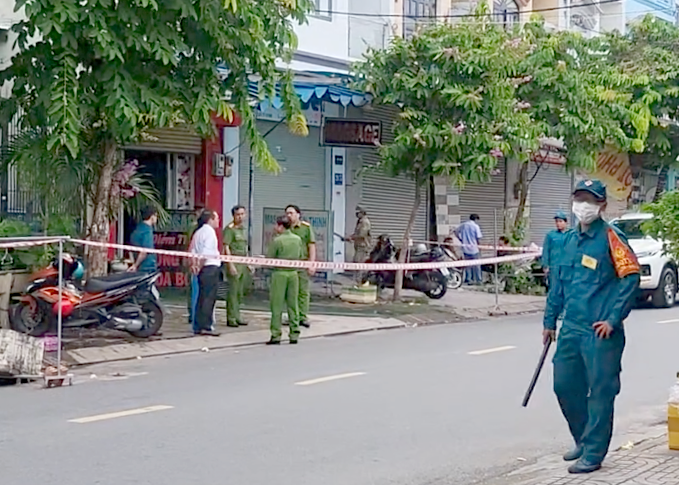 Hiện trường xảy ra vụ việc. Hiện trường xảy ra vụ việc.