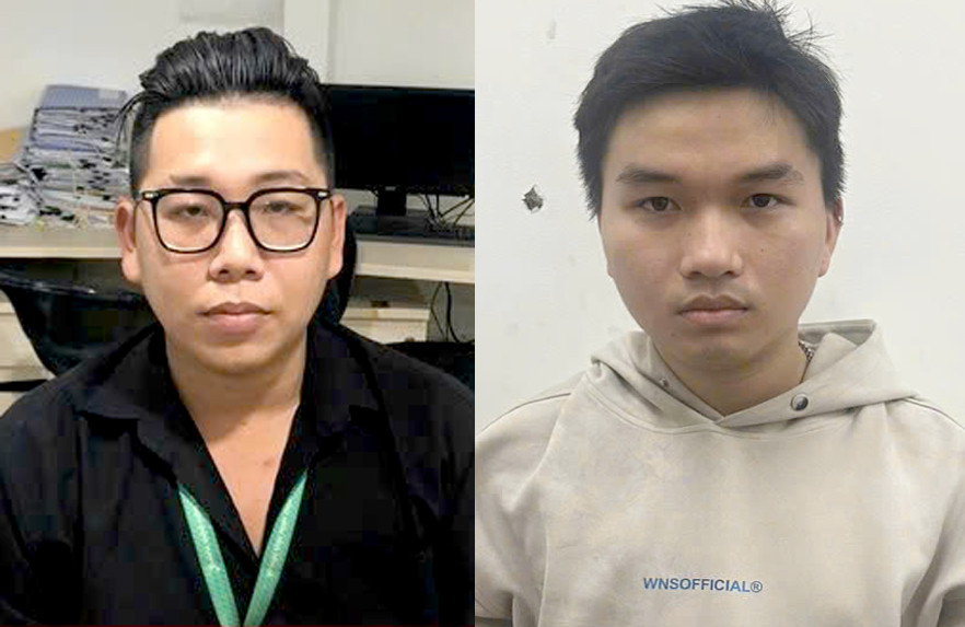 Từ trái qua, Tùng và Hậu. Ảnh: A.X. Từ trái qua, Tùng và Hậu. Ảnh: A.X.