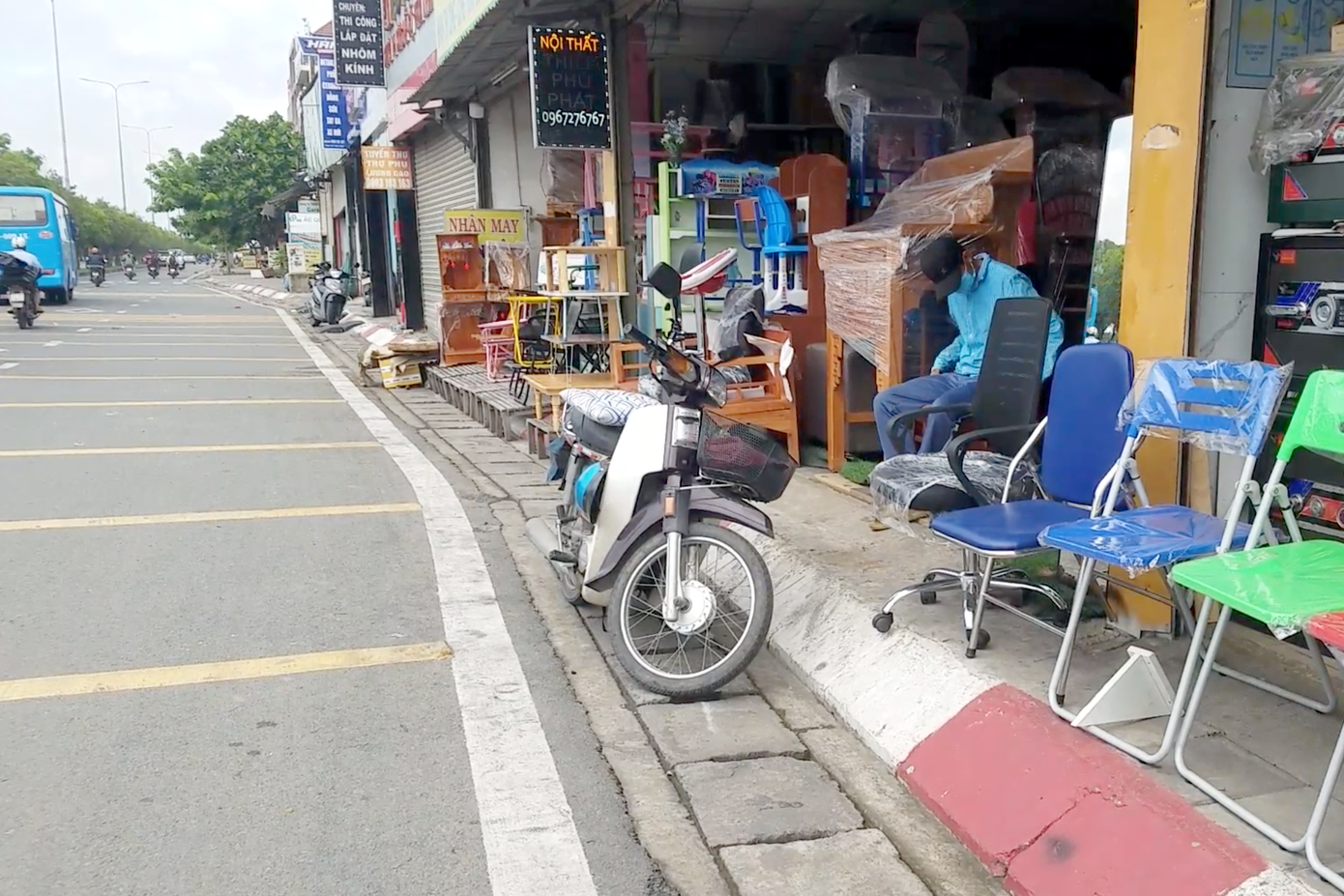 Vị trí xảy ra vụ việc. Ảnh: H.T.