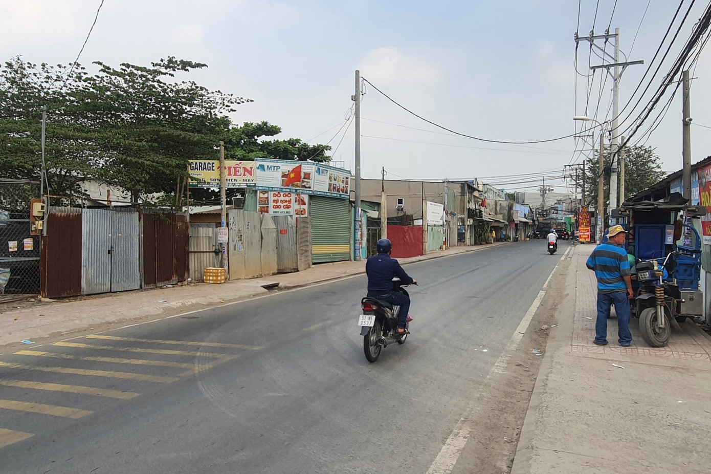 Vị trí xảy ra vụ việc (Ảnh: Minh Anh).