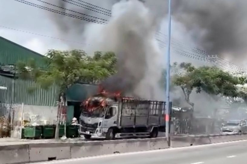 Hiện trường vụ cháy. Hiện trường vụ cháy.