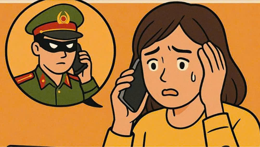 Cơ quan công an không bao giờ làm việc qua Zoom, điện thoại hay yêu cầu người dân chuyển tiền để "kiểm tra". Ảnh: C.A.