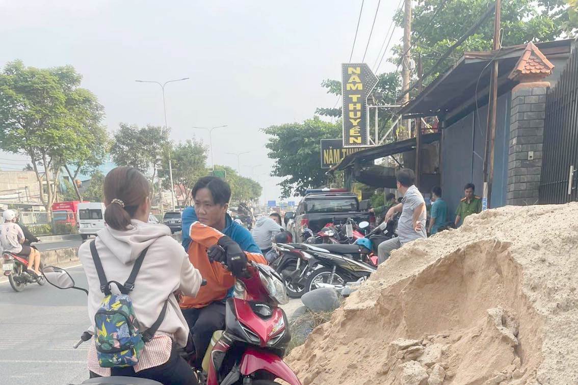 Quán cà phê xảy ra vụ việc nằm trên quốc lộ 22. Ảnh: A.X.