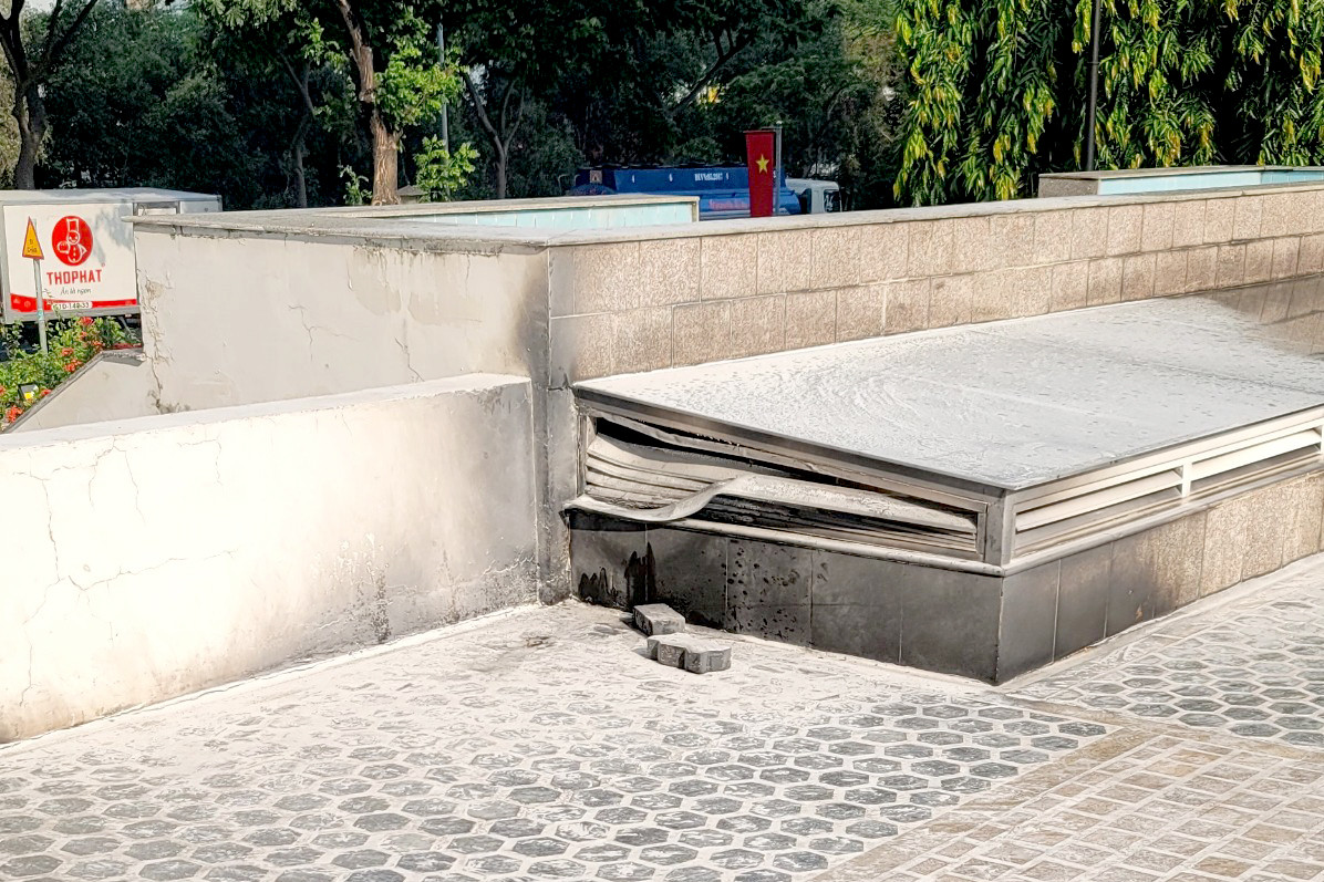 Vị trí xảy ra cháy (Ảnh: Người dân cung cấp).