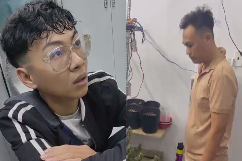 Huỳnh Thanh Phú (bên trái) và Trần Đức Anh Năng.