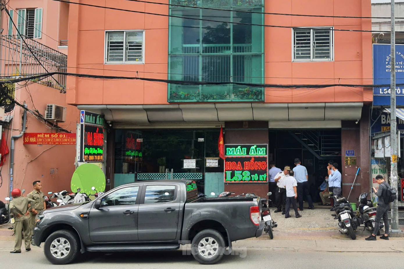 Mái ấm Hoa Hồng, nơi xảy ra vụ bạo hành trẻ em. Ảnh: Hoàng Thuận.