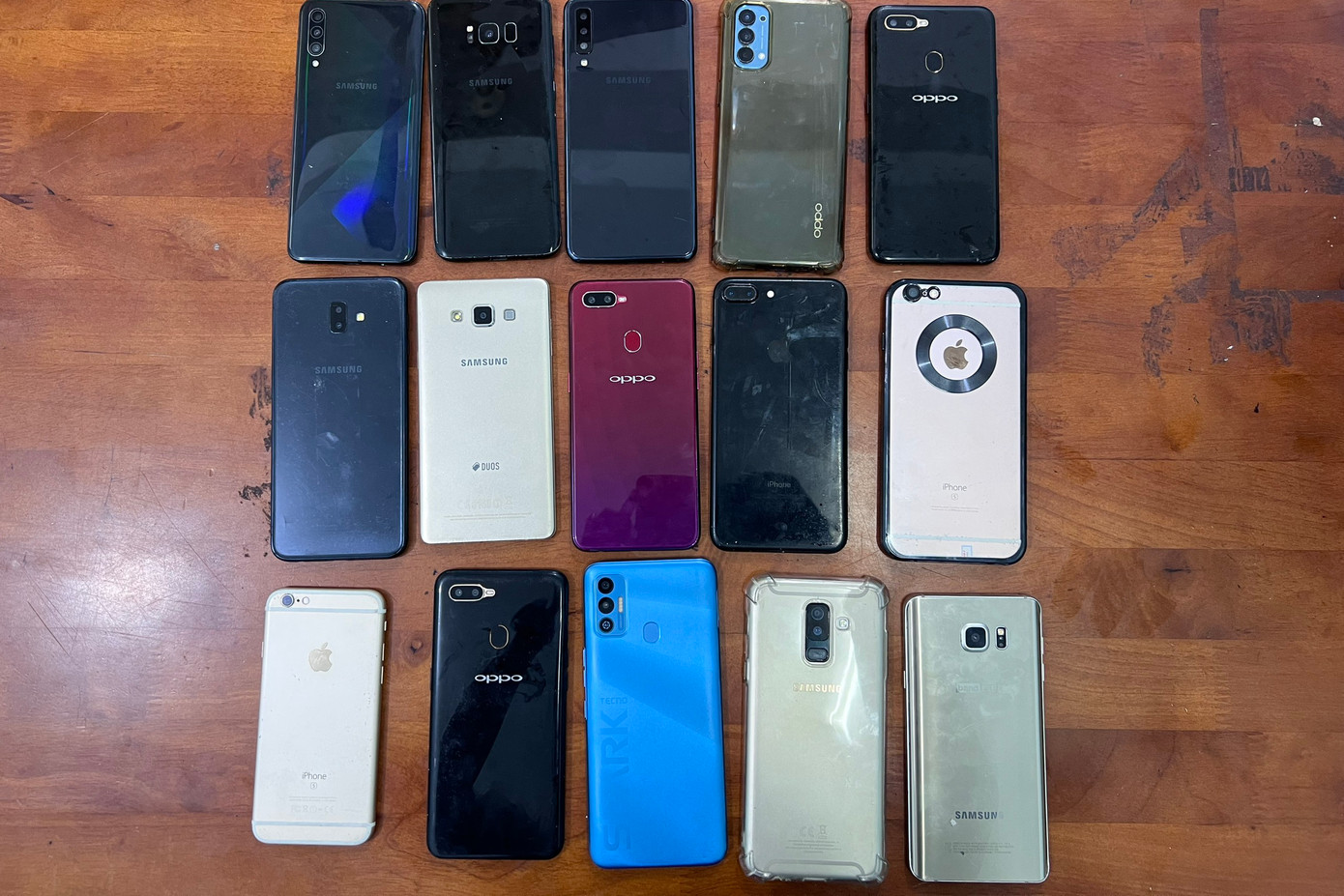 Tang vật vụ án.