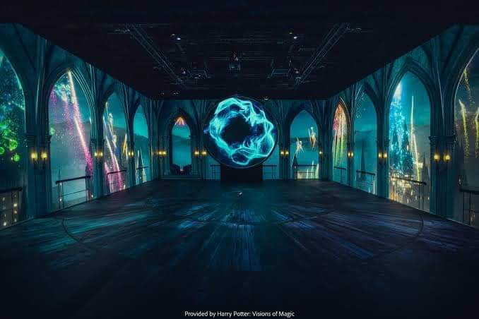 Không gian triển lãm diễn ra tại Đức vào tháng 12/2023. (Ảnh: Harry Potter: Visions of Magic)