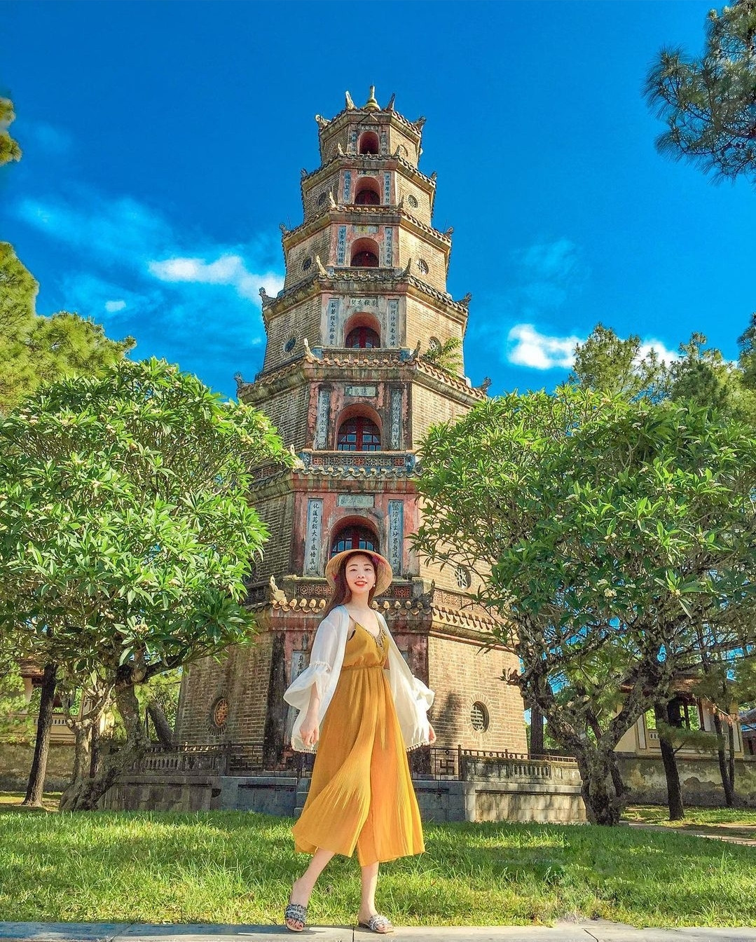 Địa điểm check-in quen thuộc của du khách mỗi khi đến Huế. (Ảnh: @ngababii)