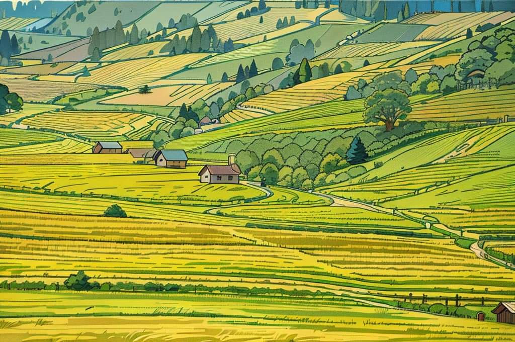 Khung cảnh ruộng bậc thang đặc trưng tại các vùng cao Việt Nam dưới lăng kính Anime không khác gì khung cảnh trong các phim hoạt hình. (Ảnh: Phùng Quang Huy) Khung cảnh ruộng bậc thang đặc trưng tại các vùng cao Việt Nam dưới lăng kính Anime không khác gì khung cảnh trong các phim hoạt hình. (Ảnh: Phùng Quang Huy)