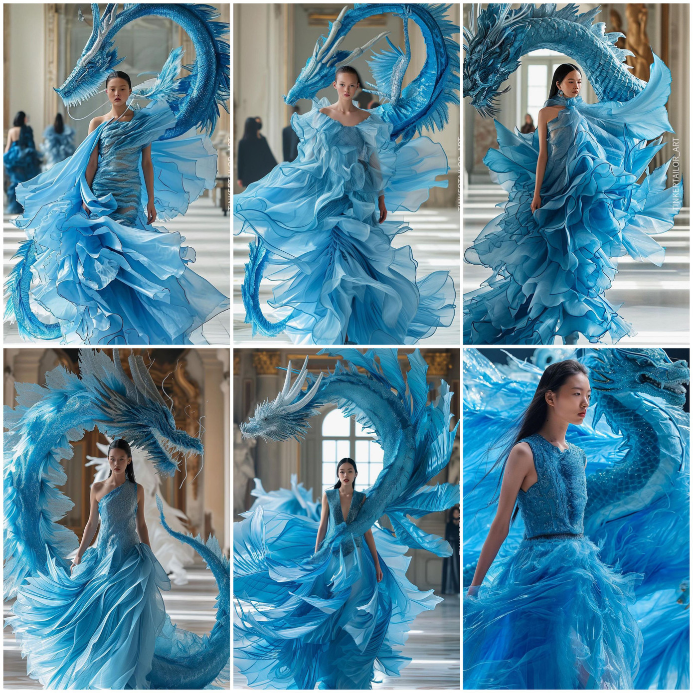 Bộ sưu tập &quot;đốn tim&quot; khán giả ngày từ lần đầu tiên nhìn thấy. (Ảnh: @tinkertailorart)