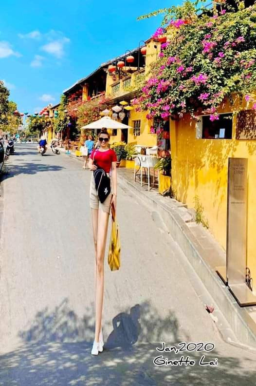 Chụp chân "dài" thế này không biết liệu đã chiều lòng được hội chị em chưa nhỉ! (Ảnh: Minh Truong) Chụp chân "dài" thế này không biết liệu đã chiều lòng được hội chị em chưa nhỉ! (Ảnh: Minh Truong)