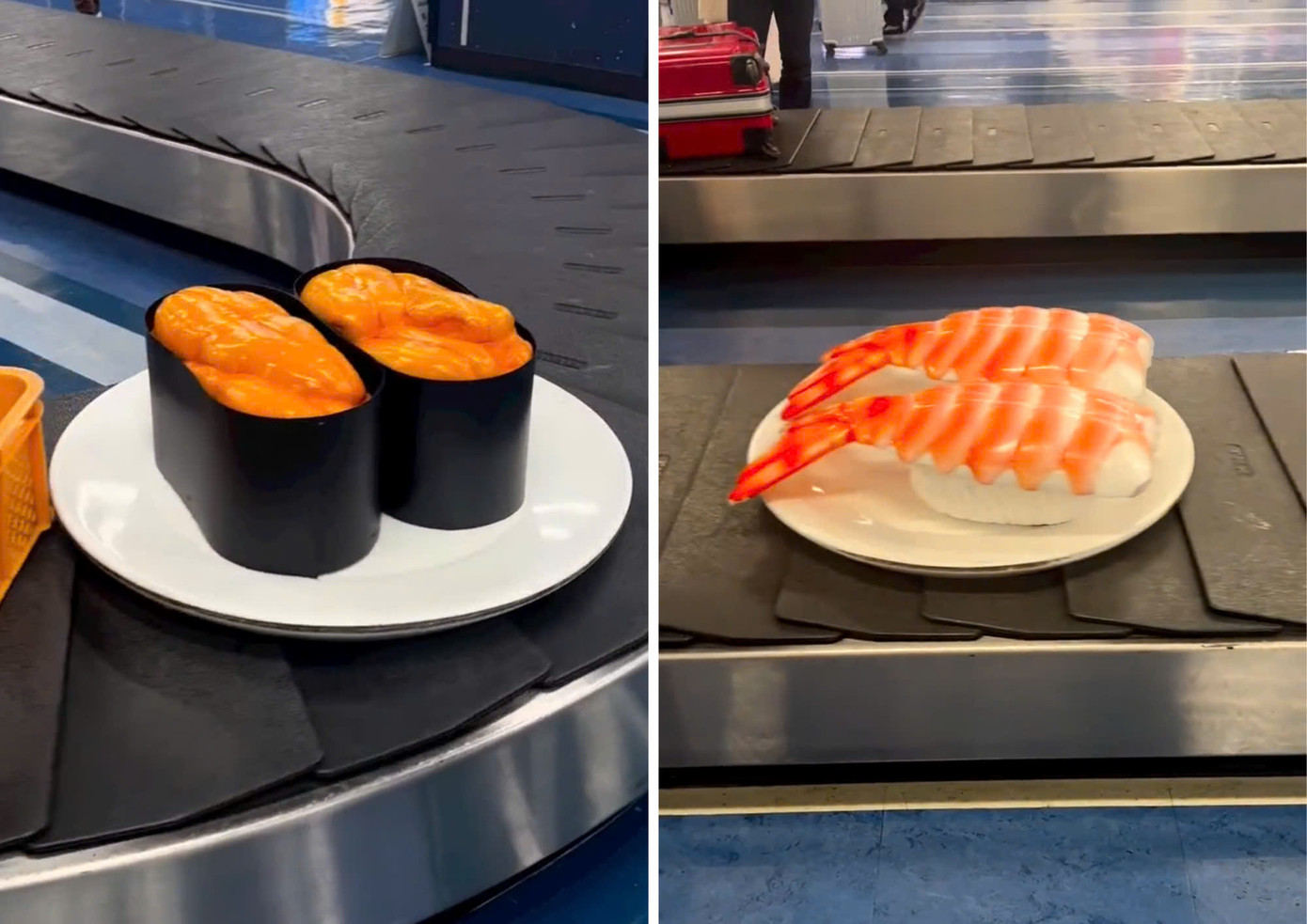 Những mô hình sushi khổng lồ nằm trên băng chuyền trở thành điểm check-in không thể bỏ lỡ khi đến Oita.