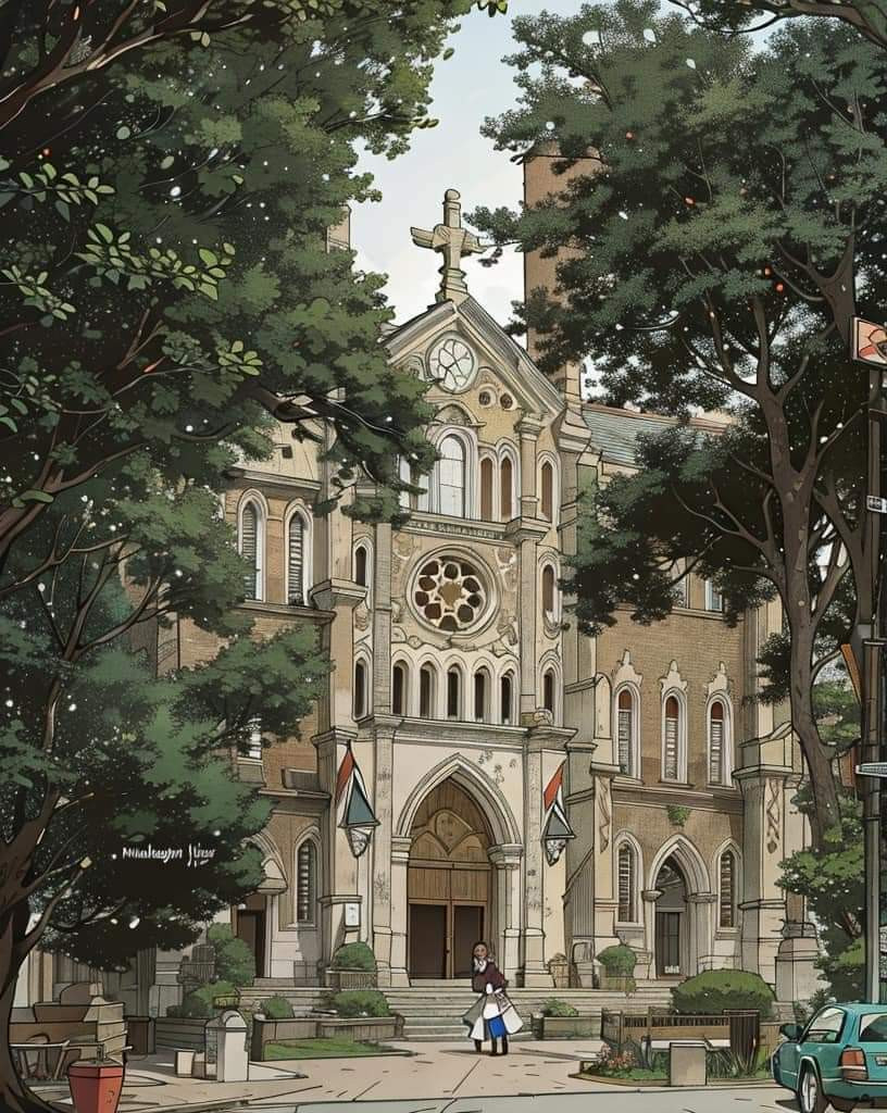 Nhà thờ Lớn Hà Nội theo trend Anime. (Ảnh: Đức Nguyễn) Nhà thờ Lớn Hà Nội theo trend Anime. (Ảnh: Đức Nguyễn)