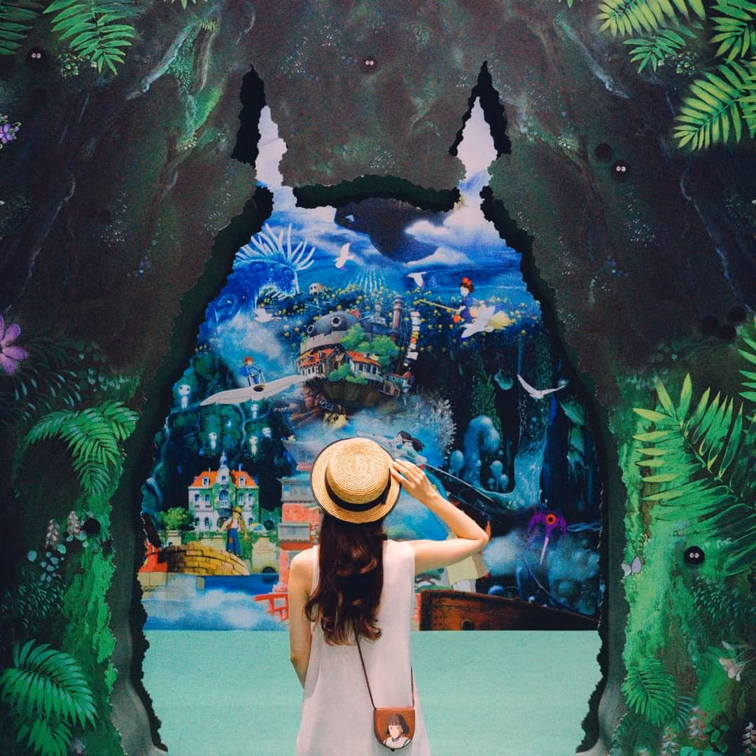 Bối cảnh xinh lung linh tại triển lãm tương tự ở Bangkok Thái Lan. (Ảnh: @artofth)