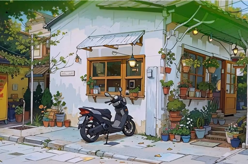 Cửa tiệm thân quen khi bước vào thế giới Anime. (Ảnh: Ngô Thị Mỹ Lành)