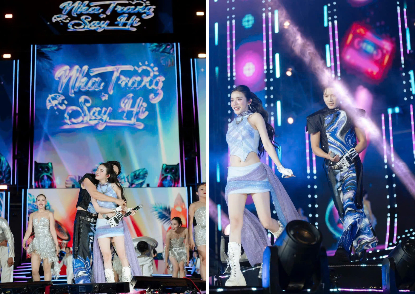 Anh Tú - Lyly khiến &quot;hội đẩy thuyền&quot; không khỏi phấn khích với những khoảnh khắc ngọt ngào. (Ảnh: FBNV)