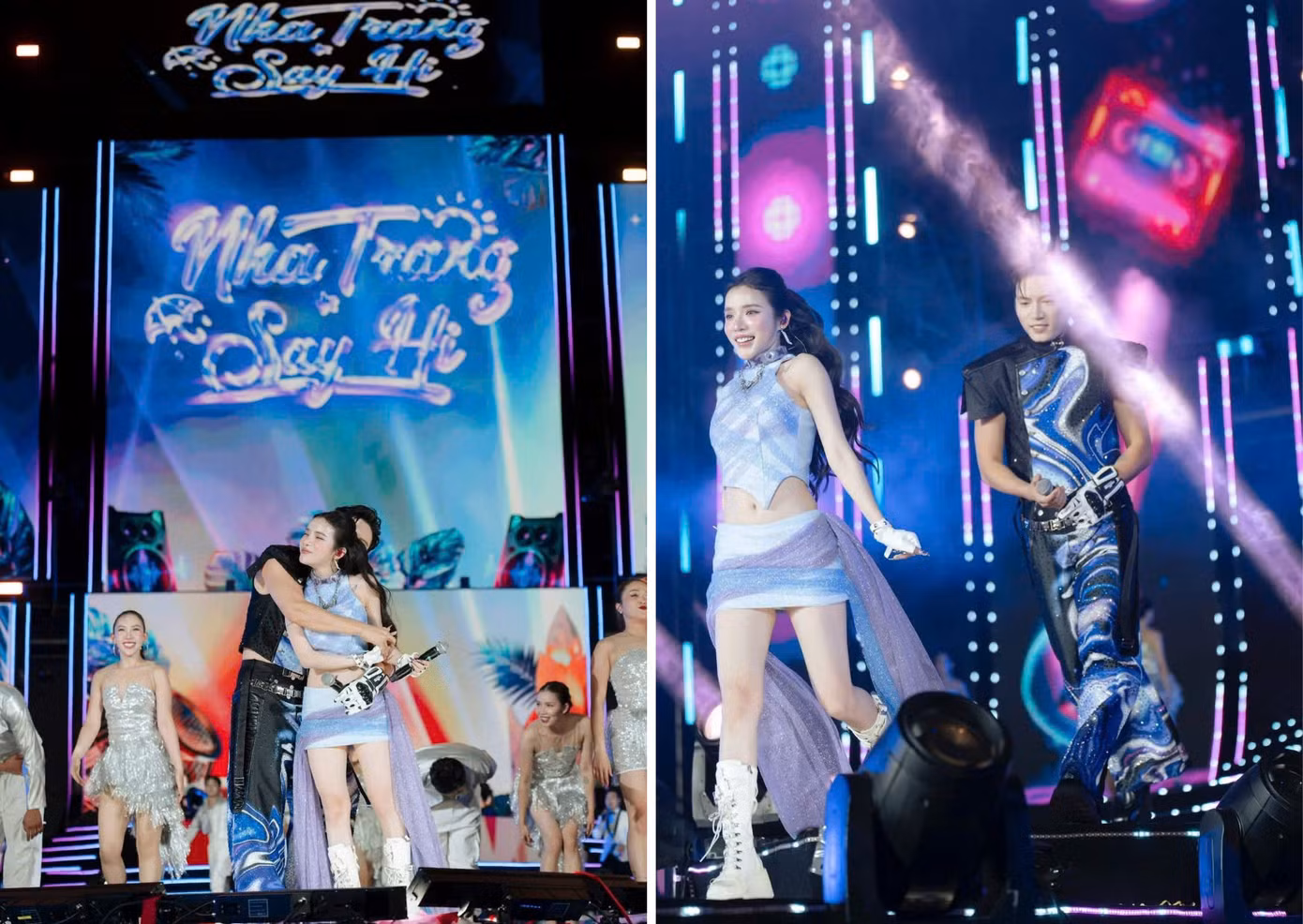 Anh Tú - Lyly khiến "hội đẩy thuyền" không khỏi phấn khích với những khoảnh khắc ngọt ngào. (Ảnh: FBNV)