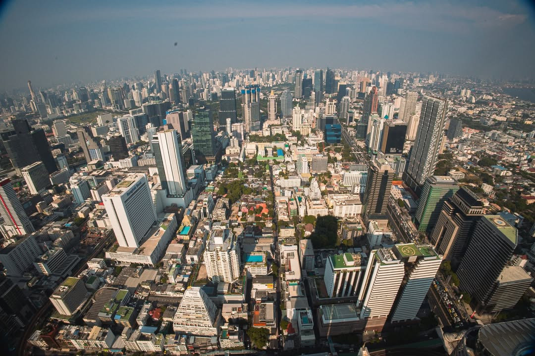 Toàn cảnh Bangkok từ trên cao. (Ảnh: @kingpowermahanakhon) Toàn cảnh Bangkok từ trên cao. (Ảnh: @kingpowermahanakhon)