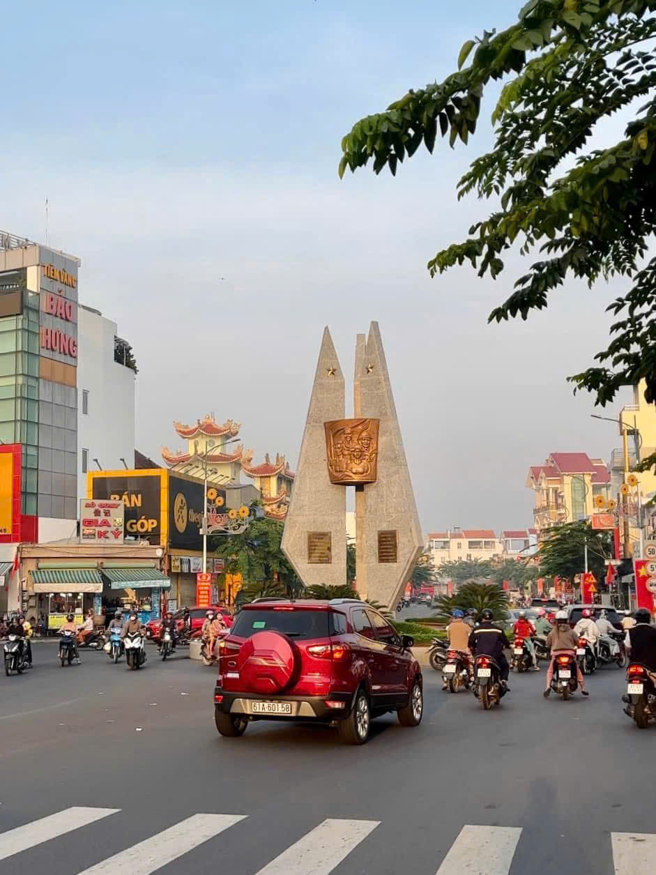 Đường phố Bình Dương vào những ngày giáp Tết. (Ảnh: Tôi là dân Bình Dương)