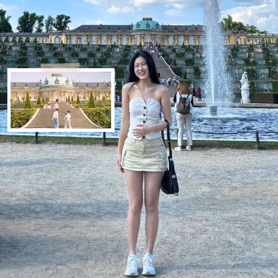 Sau khi bộ phim Queen Of Tears lên sóng, nhiều bạn trẻ đã tìm đến các cung điện ở nước Đức để "cheap moment" cùng Hong Hae In và Baek Hyun Woo. - Ảnh: Vân Anh