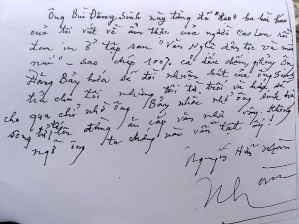 Nhà văn Nguyễn Hữu Nhàn cũng có thư tố cáo