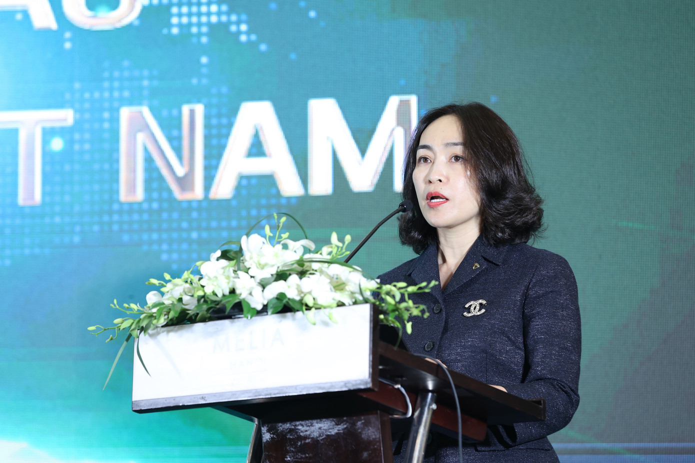 Bà Nguyễn Thị Kim Oanh – Phó Tổng Giám đốc Ngân hàng TMCP Ngoại thương Việt Nam (Vietcombank)
