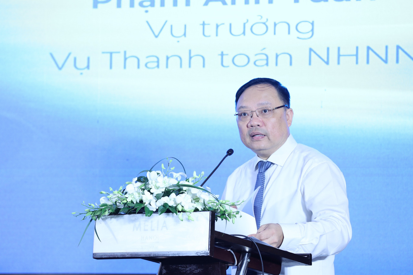 Ông Phạm Anh Tuấn - Vụ trưởng Vụ Thanh toán NHNN