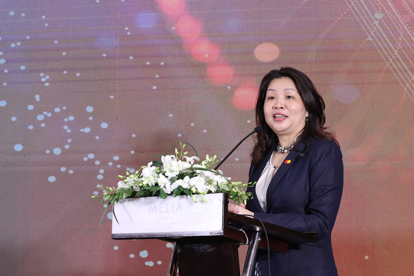 Bà Winnie Wong - Giám đốc vùng của Masercard tại Việt Nam, Campuchia và Lào