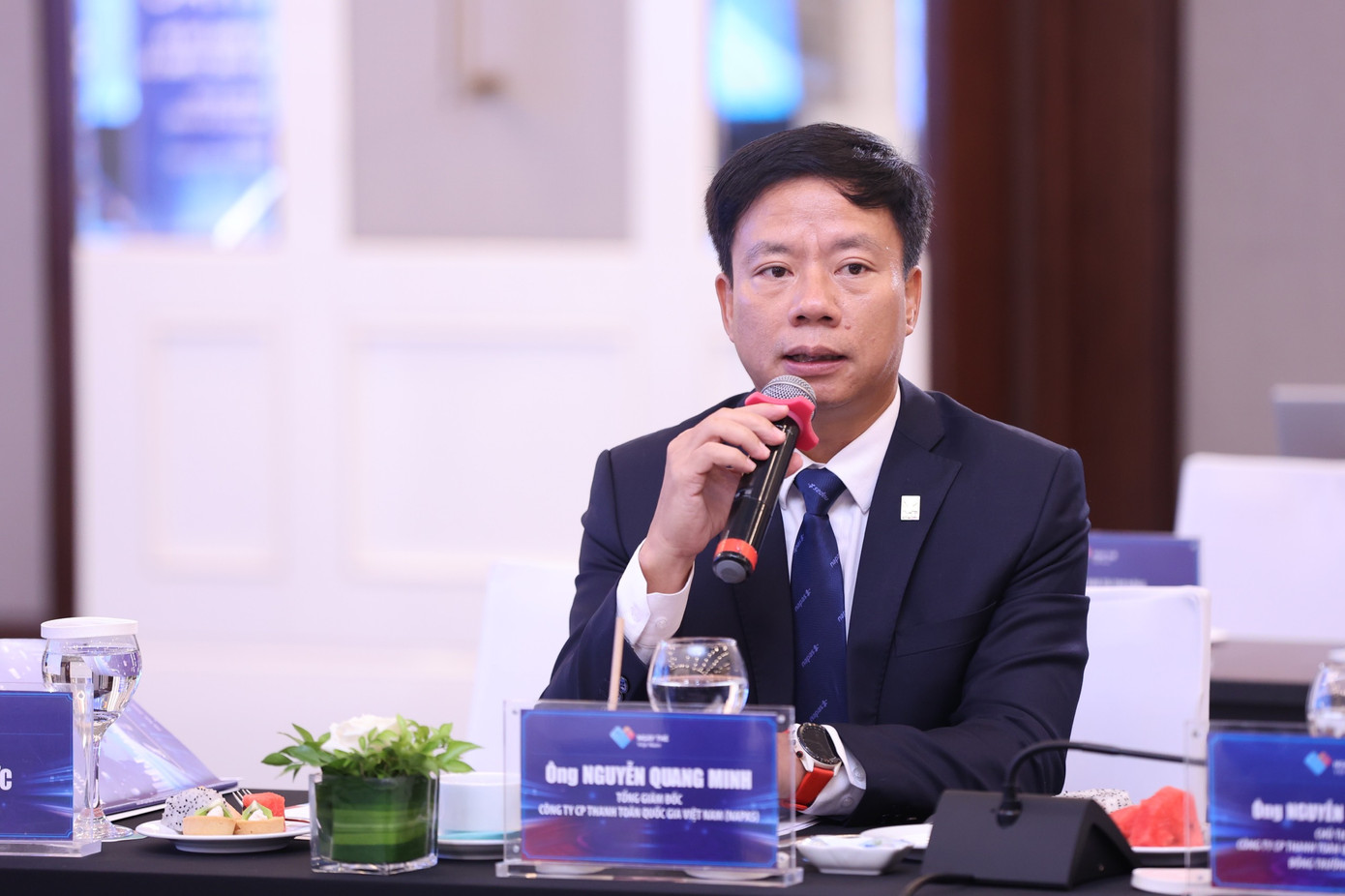 Ông Nguyễn Quang Minh, Tổng giám đốc NAPAS