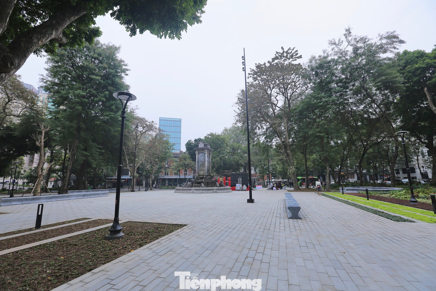 Vườn hoa Diên Hồng sau khi cải tạo sẽ là điểm đến thu hút đông đảo người dân và du khách đến thưởng lãm. Ảnh: Duy Phạm