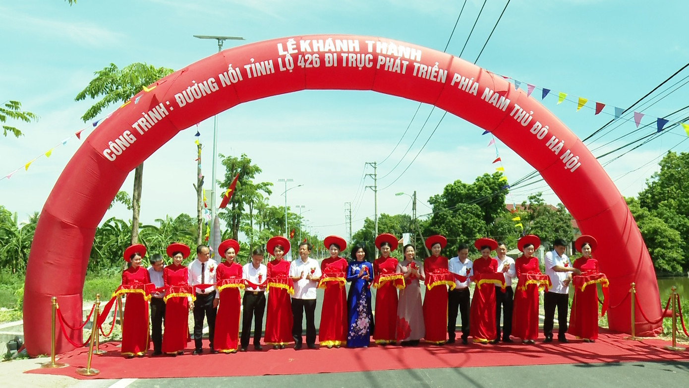 Giao thông kết nối trên dịa bàn huyện Ứng Hoà đang dần hoàn thiện