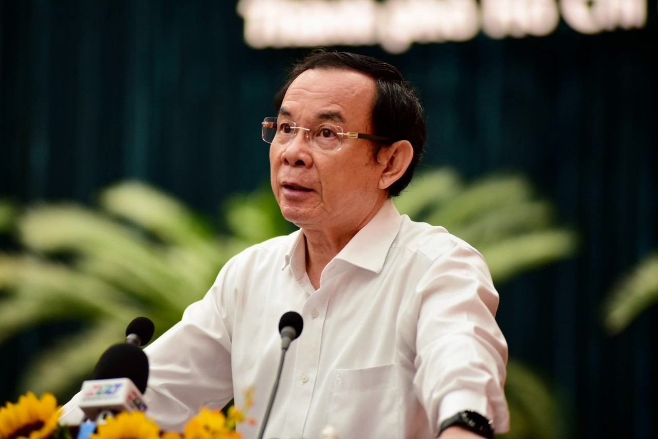 Bí thư Thành ủy TP.HCM Nguyễn Văn Nên. Ảnh: NLĐ.