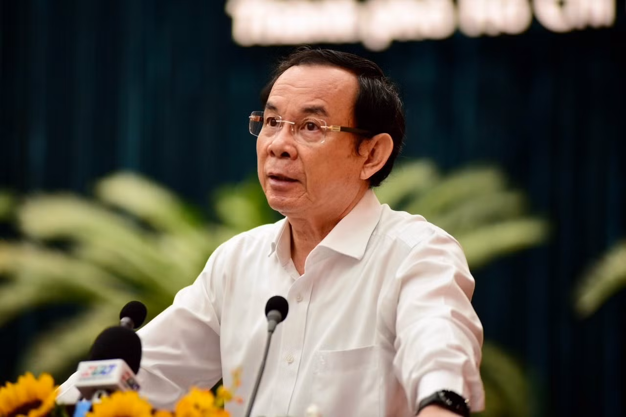 Bí thư Thành ủy TP.HCM Nguyễn Văn Nên. Ảnh: NLĐ.