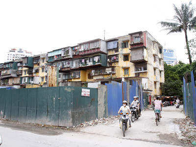 Khu chung cư cũ Thành Công - Hà Nội. Ảnh: Ngọc Châu