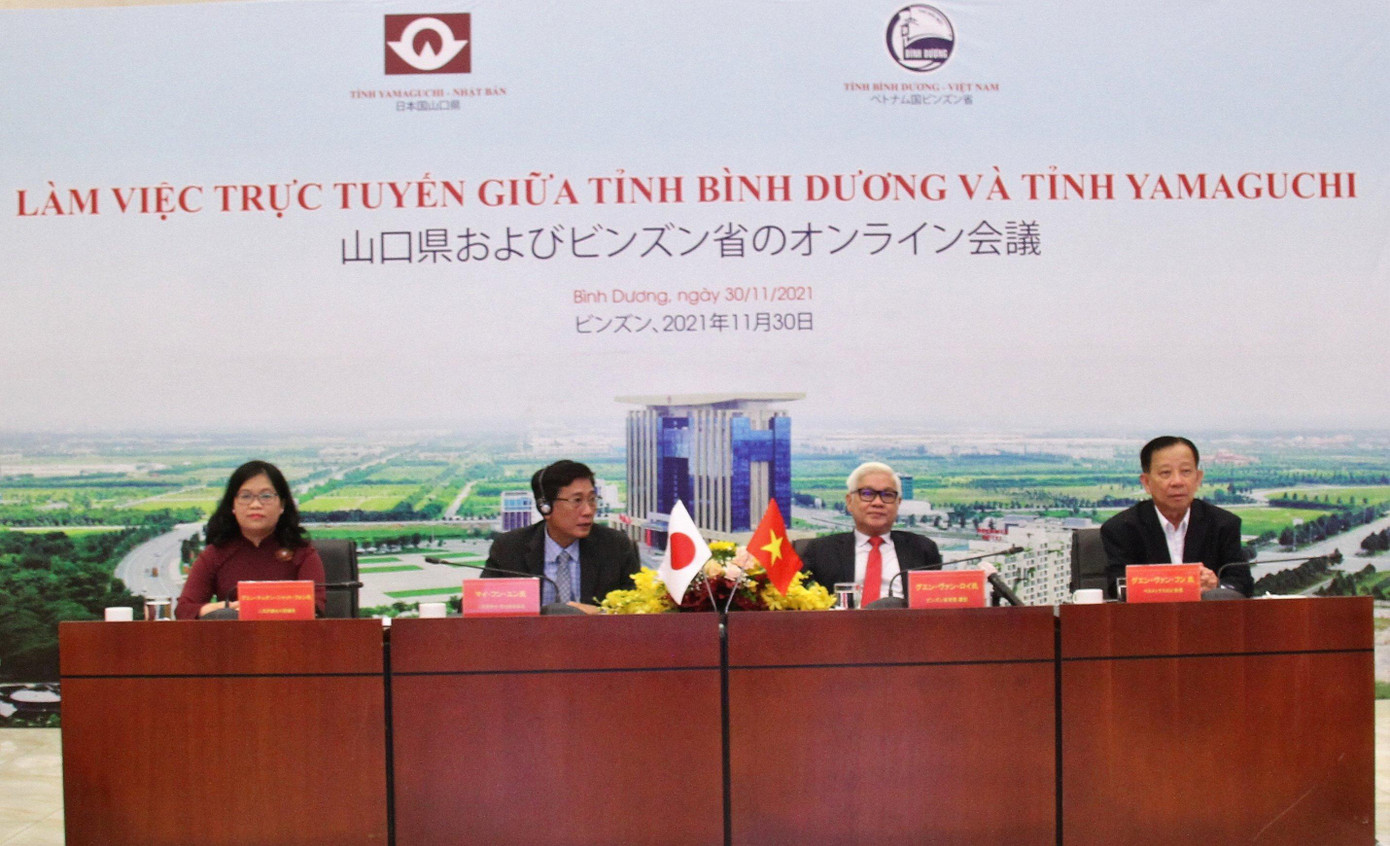 Bình Dương làm việc trực tuyến với đại diện Nhật Bản Bình Dương làm việc trực tuyến với đại diện Nhật Bản