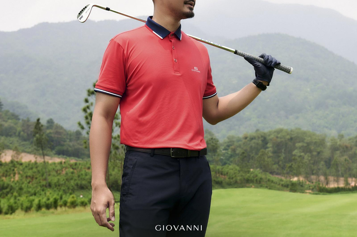 Trang phục Golf của GIOVANNI trong BST 2022 là sự kết hợp giữa chất liệu hàng đầu nước Ý và công nghệ cải tiến mới Double Mercerised cho cảm giác thoáng mát và siêu thấm hút mồ hôi.