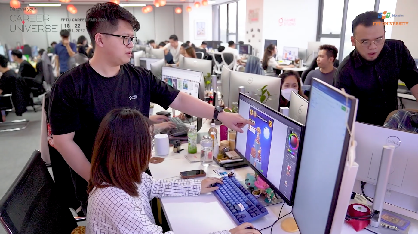 Vlog về ngành Hoạ sĩ thiết kế Game của chị Vi Lan Phương - một Game Artist tài năng tại Gamee Studio.