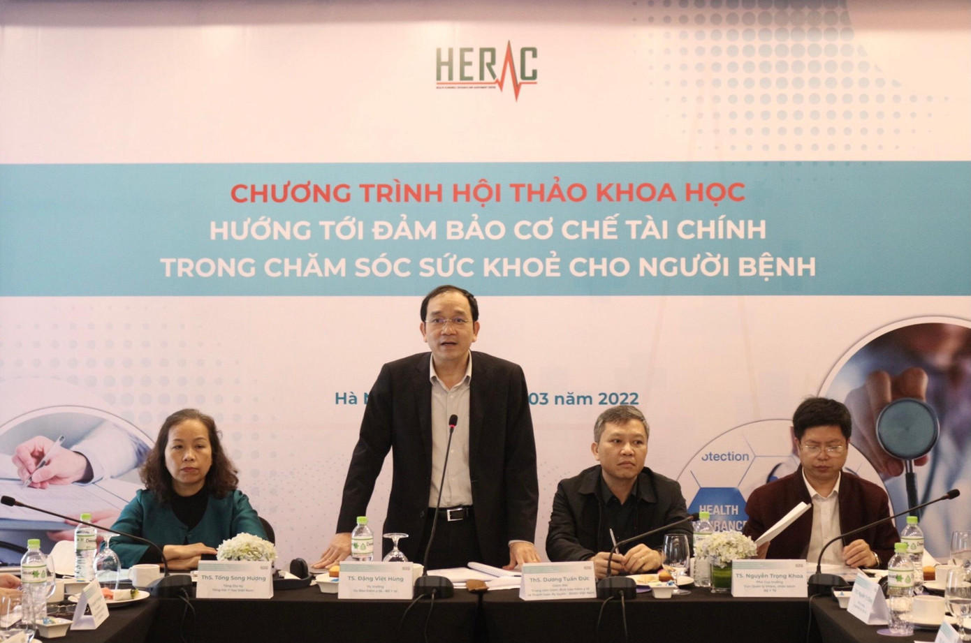 Hội thảo “Hướng tới đảm bảo cơ chế tài chính trong chăm sóc sức khỏe cho người bệnh” ngày 12/3 Hội thảo “Hướng tới đảm bảo cơ chế tài chính trong chăm sóc sức khỏe cho người bệnh” ngày 12/3