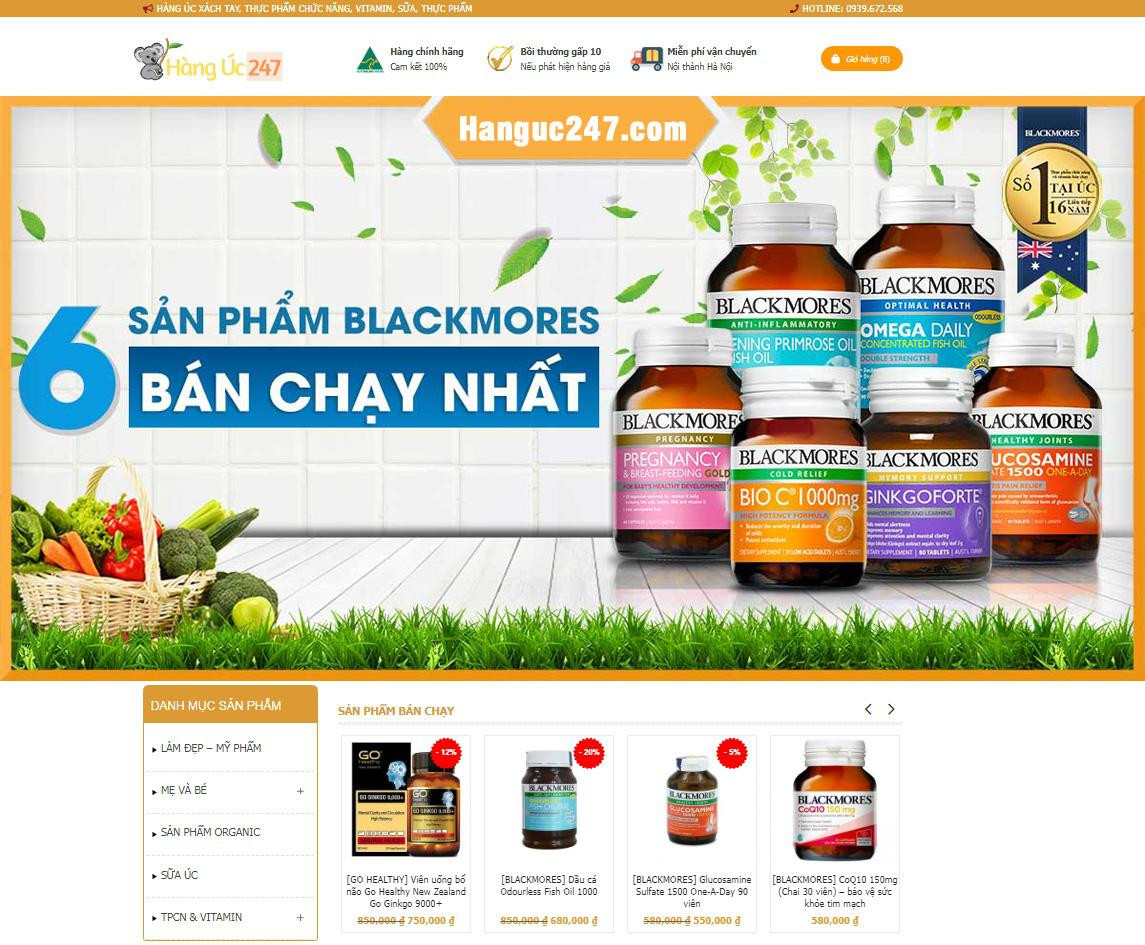 Mua thực phẩm chức năng Úc trực tuyến nhanh chóng và tiện lợi