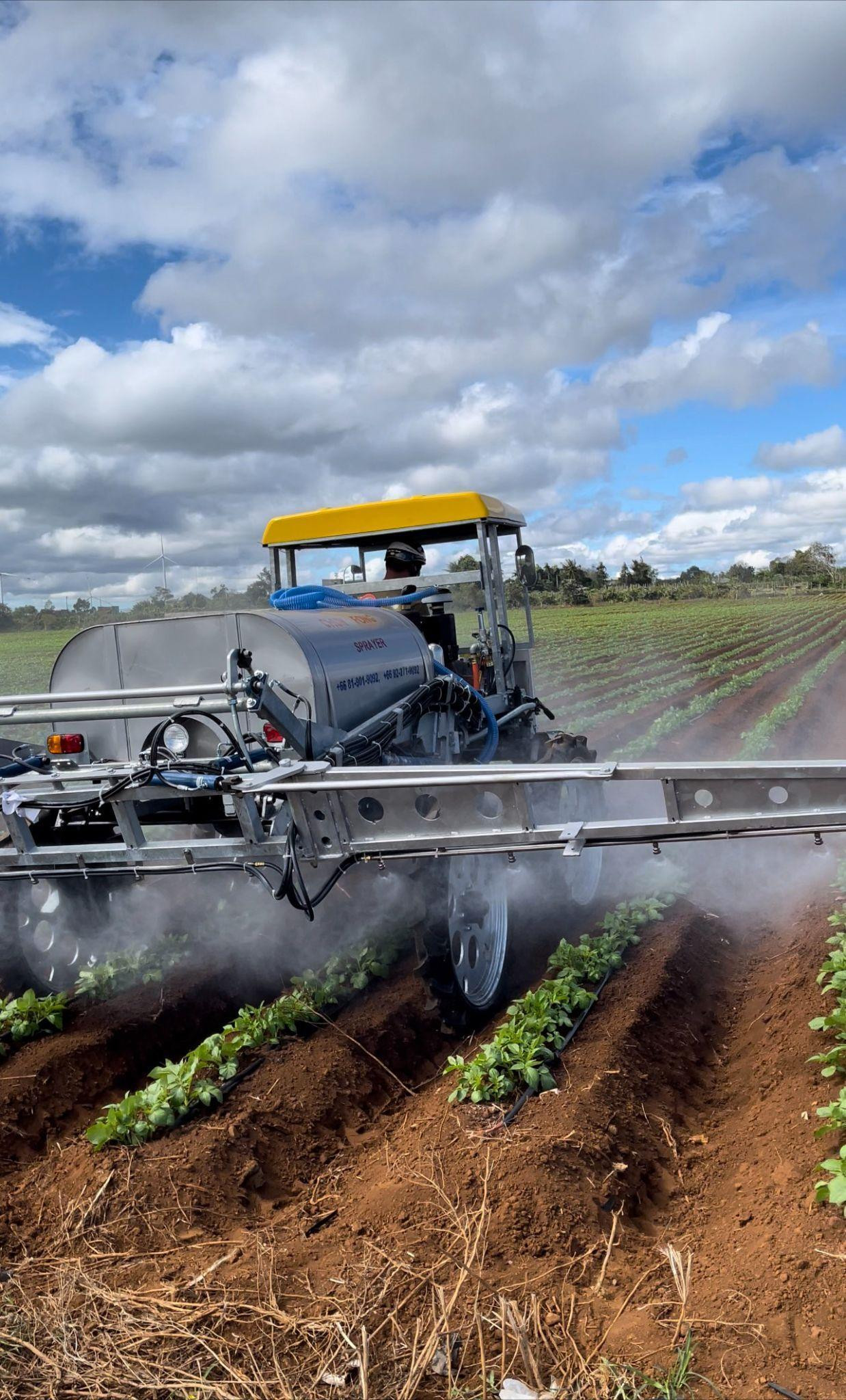 Cơ giới hóa quá trình phun tưới